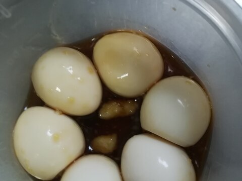 うずらの卵のめんつゆ生姜漬け